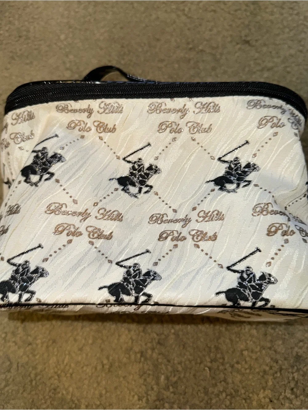 Vintage Beverly Hills Polo Club cosmetic bag Make Up
